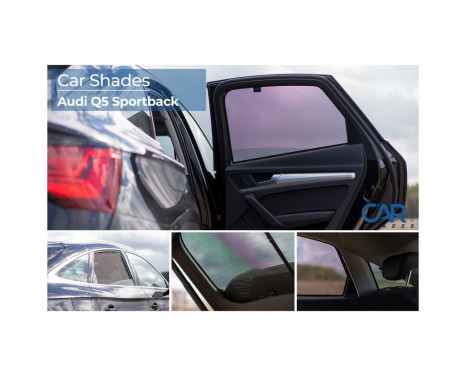 Sunshades (rear doors) suitable for BMW 3-Series G20 Sedan 2019- (4-piece), Image 11