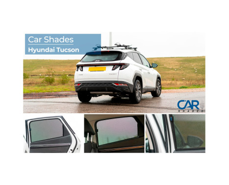 Sunshades (rear doors) suitable for Hyundai Tucson (NX4E) 2020- (2-piece), Image 7