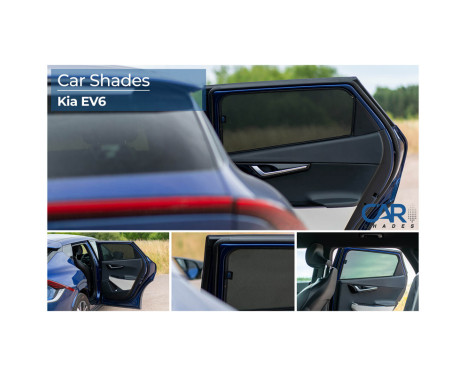 Sunshades (rear doors) suitable for Kia EV6 2021- (2-piece), Image 7