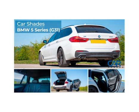 Sunshades suitable for BMW 5-Series G31 Touring 2017- (8-piece), Image 13