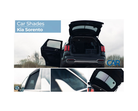 Sunshades suitable for Kia Sorento 5 doors 2020- (6 pieces), Image 9