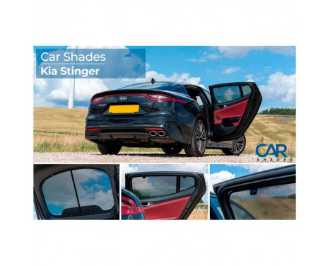 Sunshades suitable for Kia Stinger 2018- (6-piece), Image 13