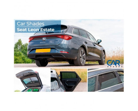 Sunshades suitable for Seat Leon IV ST Sportstourer 2020- (6-piece), Image 9