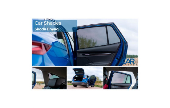Sunshades suitable for Skoda Enyaq iV 2020 - excl. Coupe (6-piece), Image 9