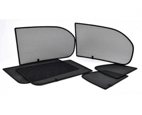 Sunshades suitable for Volkswagen Tiguan II Allspace 2017- (6 pieces) PV VWTIA5B Privacy shades