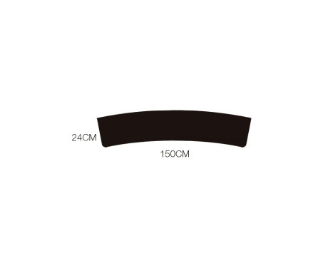 Simoni Racing Sun Filter - 150x24cm - Black, Image 2
