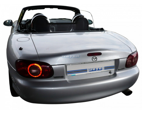 Custom fit Cabrio Windshield Mazda MX 5 Type NA + NB (for cars with bracket), Image 2