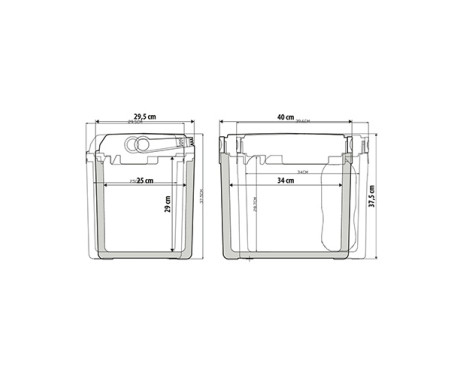 Portable Thermoelectric Cooler and Heater – 25L – 12V + 220V, Image 8