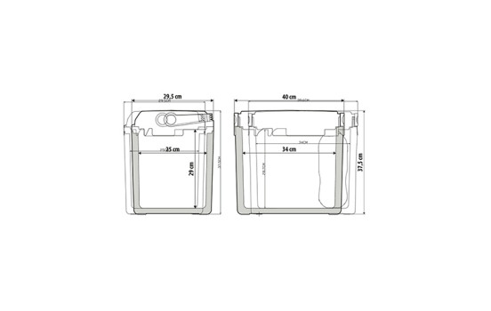 Portable Thermoelectric Cooler and Heater – 25L – 12V + 220V, Image 8