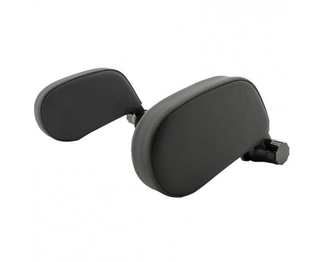 Premium Universal Adjustable Travel Headrest - Anthracite Artificial Leather