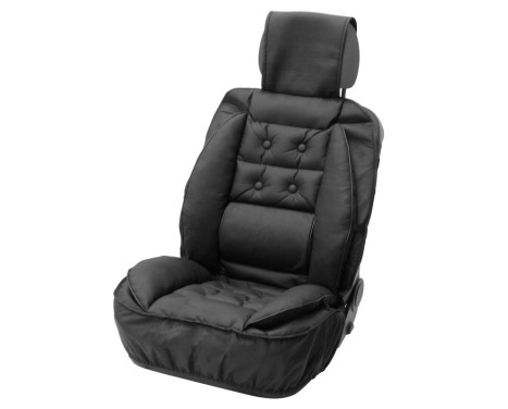 Seat cushion with lumbar support PU black, Image 3