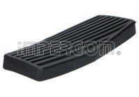 Pedal rubber, accelerator pedal