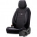 Fabric seat cover set 'SelectedFit Sports' Black - 11-piece, Thumbnail 2