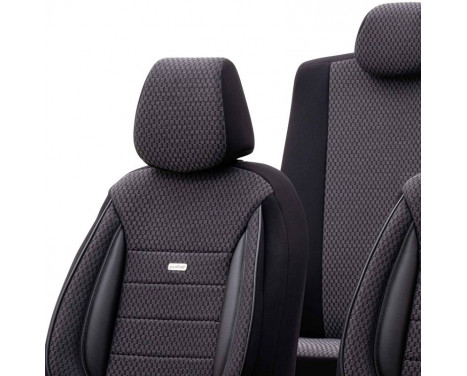 Fabric seat cover set 'SelectedFit Sports' Black - 11-piece, Image 3