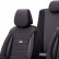 Fabric seat cover set 'SelectedFit Sports' Black - 11-piece, Thumbnail 3