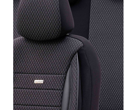 Fabric seat cover set 'SelectedFit Sports' Black - 11-piece, Image 4