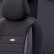 Fabric seat cover set 'SelectedFit Sports' Black - 11-piece, Thumbnail 4