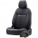 otoM Fuller Seat cover set 'Premium' - Black - 11-piece, Thumbnail 2