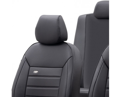 otoM Fuller Seat cover set 'Premium' - Black - 11-piece, Image 3