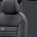 otoM Fuller Seat cover set 'Premium' - Black - 11-piece, Thumbnail 4