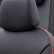 otoM Fuller Seat cover set 'Premium' - Black + Red edge - 11-piece, Thumbnail 5