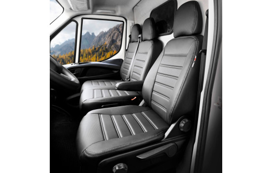 otoM New York Design Faux Leather Seat Cover Set 2+1 suitable for Fiat Ducato 2024- & Peugeot Boxer 20, Image 3