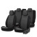 otoM Universal Fabric Seat Cover Set 'SelectedFit Smart' Black - 11-piece - suitable for Side-Air