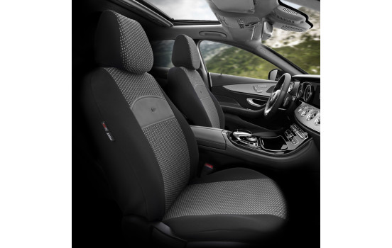 otoM Universal Fabric Seat Cover Set 'SelectedFit Smart' Black - 11-piece - suitable for Side-Air, Image 2
