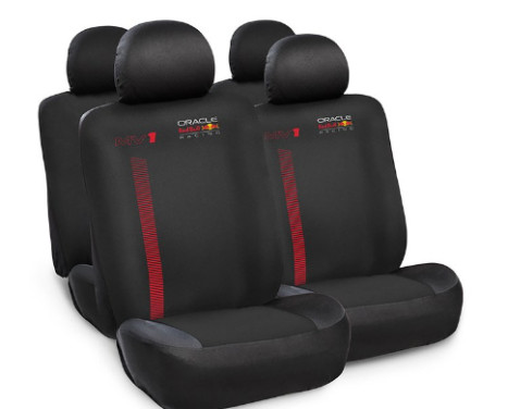 Red Bull Oracle 6-piece seat cover set Pro Black/Red