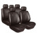 Seat cover set 'Demio' Black leatherette (11-piece) (also suitable for Side-Airbags), Thumbnail 2
