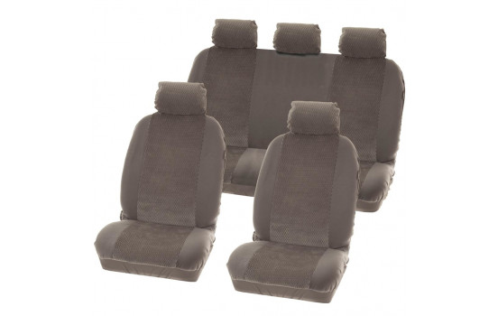 Seat cover set 9-piece 'Denver' gray