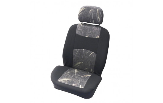 Seat cover set for 4-piece 'Classic' black / gray
