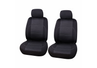 Seat cover set Paris 4-piece black