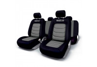 Seat cover set Sparco Black / Gray (11-piece) (also suitable for Side-Airbags)