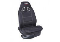 Simoni Racing Seat cover 'Piloot' (front seat) - Black in sports seat optic - 1-piece