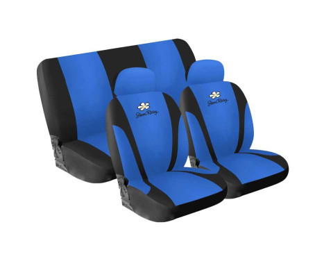 Simoni Racing Seat cover set Daisy - Blue - 8-pieces, Image 2