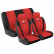 Simoni Racing Seat cover set Daisy - Red - 8-pieces