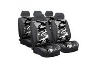 Simoni Racing Seat cover set Type G (complete) - White Camouflage - 11-piece