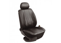 Simoni Racing Seat cover set Type M (front seats) - Black Artificial leather - 6-piece