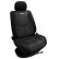 Simoni Racing Seat Coverset Type A (front seats) - Black - 4-pieces