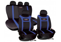 Simoni Racing Seat Coverset Type H - Black / Blue - 12-pieces