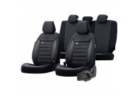 Universal Fabric Seat Cover Set 'Prestige' Black/Anthracite - 11-piece