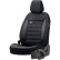 Universal Fabric Seat Cover Set 'Prestige' Black/Anthracite - 11-piece, Thumbnail 2