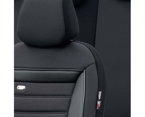 Universal Fabric Seat Cover Set 'Prestige' Black/Anthracite - 11-piece, Image 3