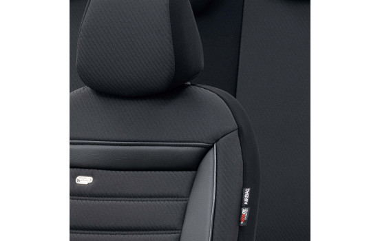 Universal Fabric Seat Cover Set 'Prestige' Black/Anthracite - 11-piece, Image 3
