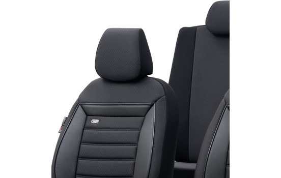 Universal Fabric Seat Cover Set 'Prestige' Black/Anthracite - 11-piece, Image 4