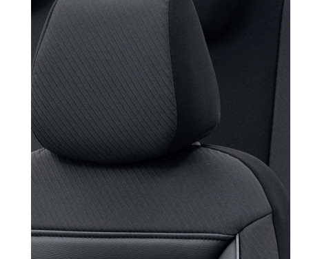 Universal Fabric Seat Cover Set 'Prestige' Black/Anthracite - 11-piece, Image 5