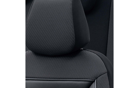 Universal Fabric Seat Cover Set 'Prestige' Black/Anthracite - 11-piece, Image 5