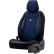 Universal Fabric Seat Cover Set 'SelectedFit Sports' Black/Blue - 11-piece - suitable for Side-A, Thumbnail 2