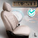 Universal Full Leather Seat Cover Set 'Inspire' Cream - 11-piece, Thumbnail 6
